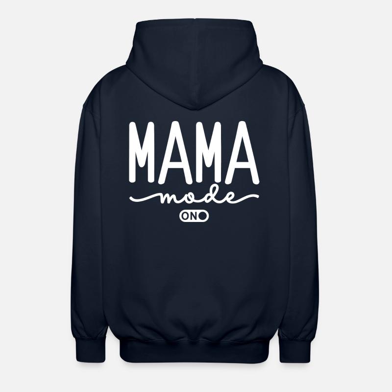Mode Mama activé - Veste à capuche unisexe - marine