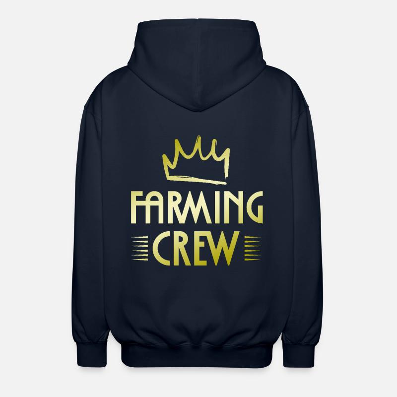 Farming Crew - Unisex Kapuzenjacke - Navy