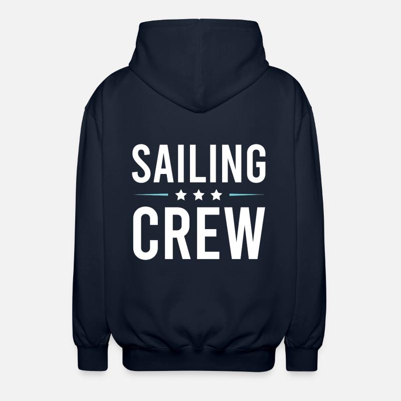 Sailing Crew - Unisex Hooded Jacket - navy