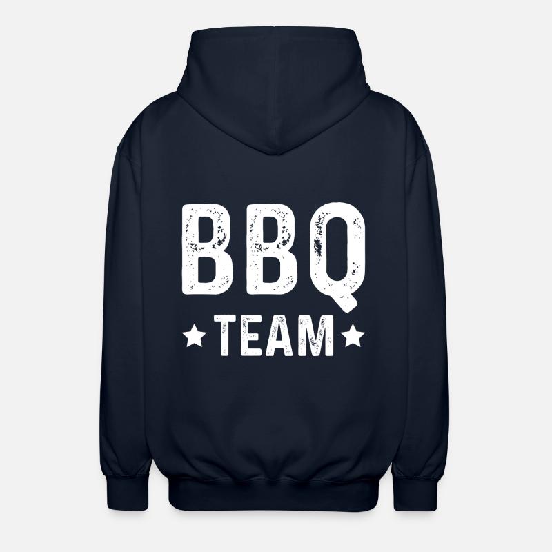 Bbq Team - Unisex Kapuzenjacke - Navy