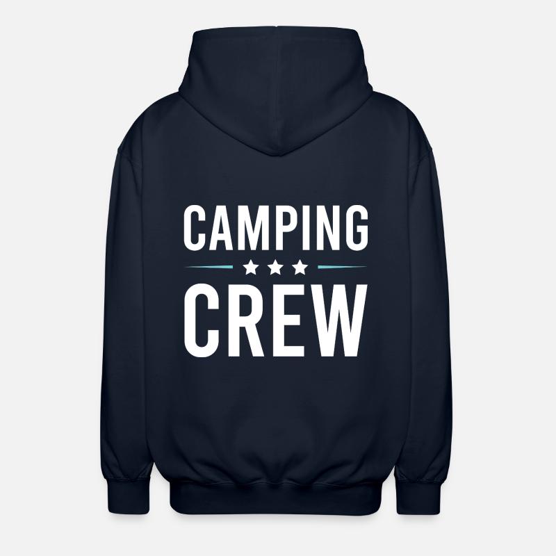 Équipe de camping - Veste à capuche unisexe - marine