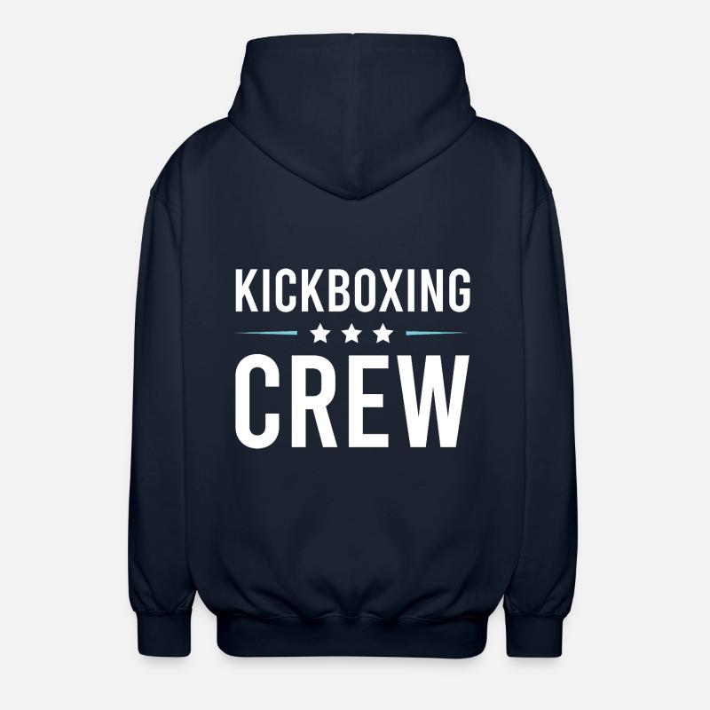 Équipe de kickboxing - Veste à capuche unisexe - marine