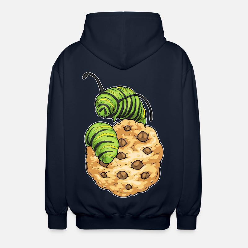 Raupe Cookie - Unisex Kapuzenjacke - Navy
