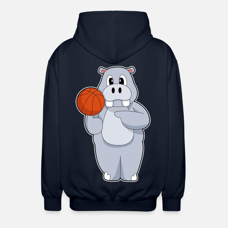Hippo Basketteur Basketteur - Veste à capuche unisexe - marine