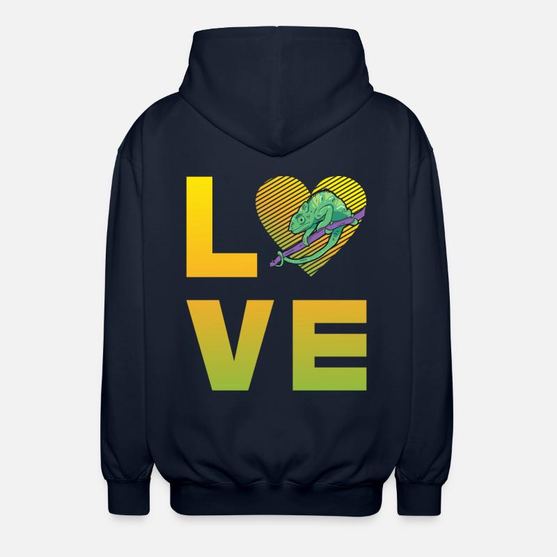 Amour caméléon - Veste à capuche unisexe - marine