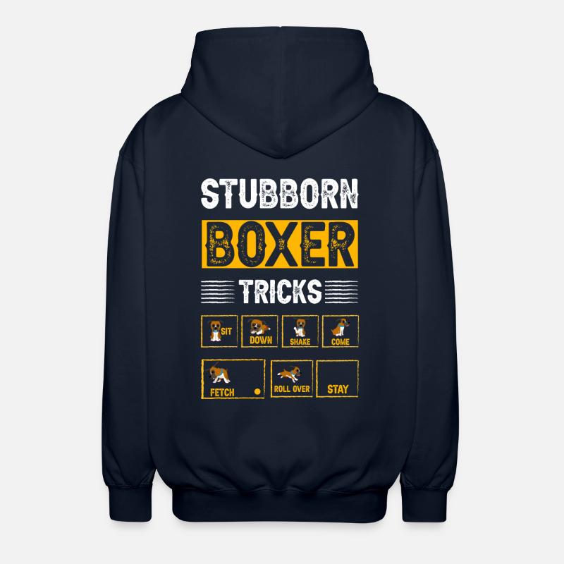 Astuces de boxeur tenaces - Veste à capuche unisexe - marine