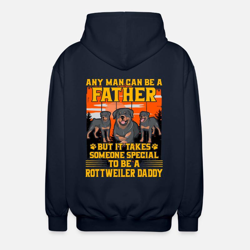 Rottweiler Daddy - Unisex Kapuzenjacke - Navy