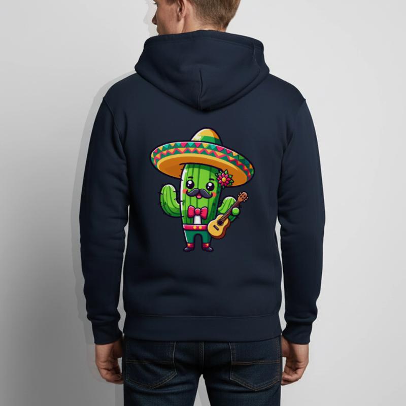 Cinco de Mayo Cactus Mariachi Guitariste Veste à capuche unisexe