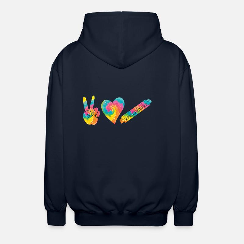 Harmonica Harmonica - Unisex Hooded Jacket - navy