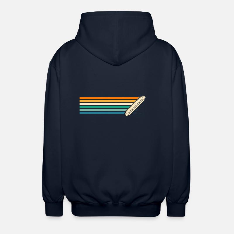 Harmonica Harmonica - Unisex Hooded Jacket - navy