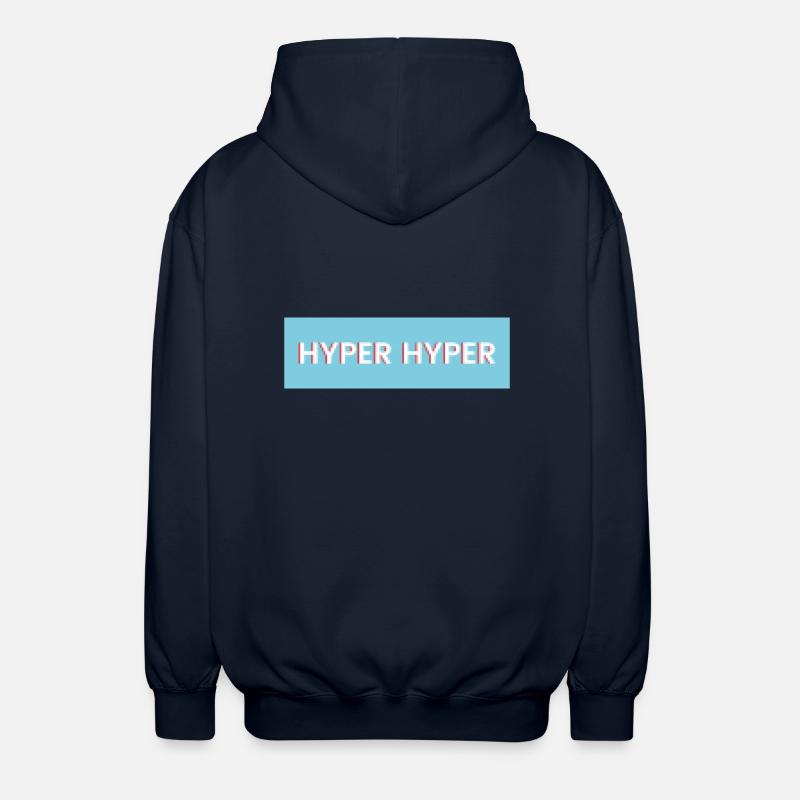 HYPER HYPER pixel - Unisex Hooded Jacket - navy