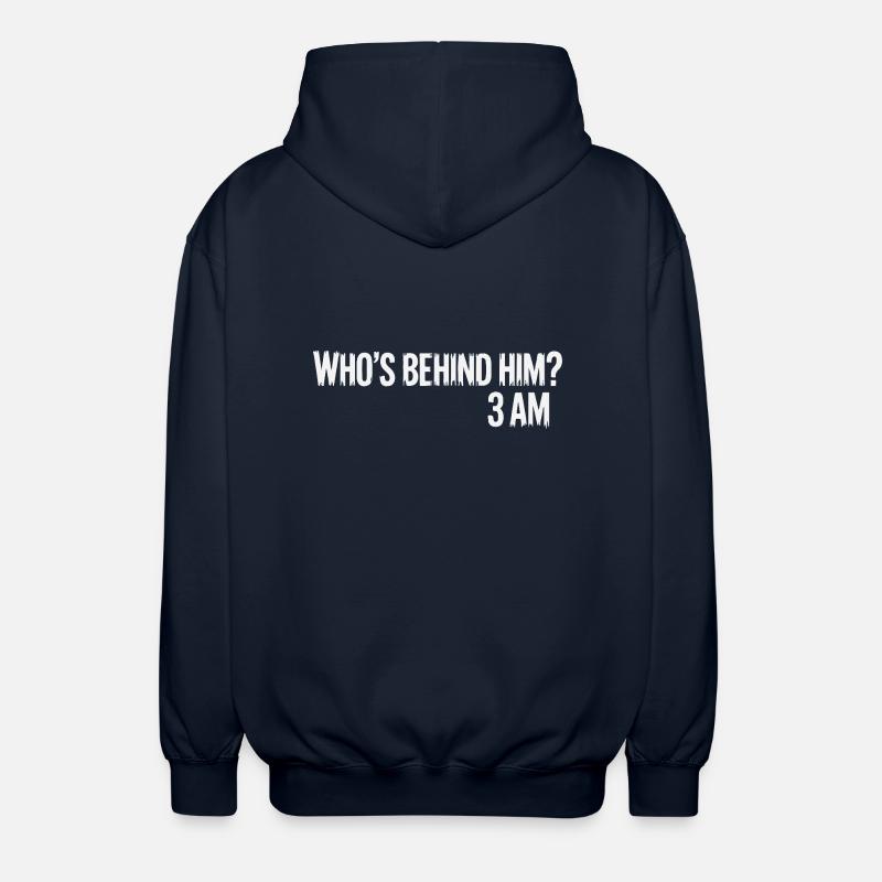 HINTER IHM - Unisex Kapuzenjacke - Navy