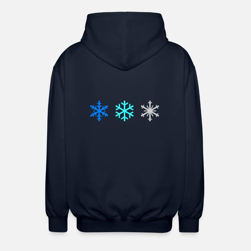 SNOWFLAKES - Veste à capuche unisexe - marine