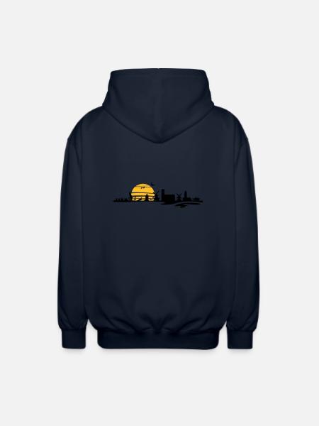 Skyline - Föhr - Unisex Kapuzenjacke - Navy