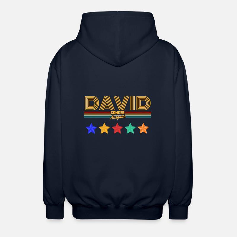 David - Unisex Kapuzenjacke - Navy