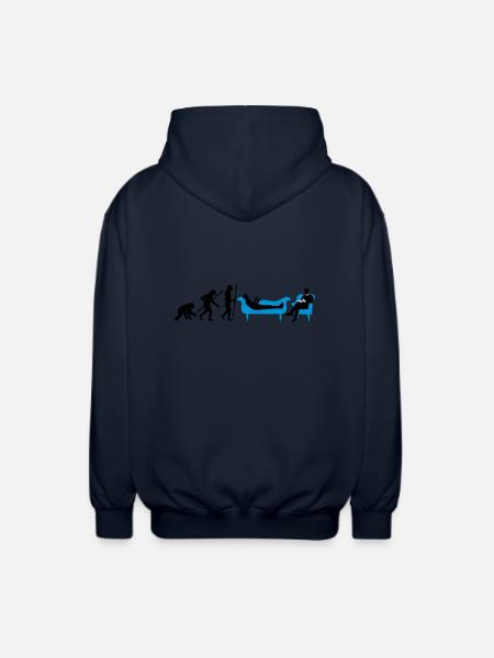 evolution_therapeut_psychologe_11_2016_b - Unisex Kapuzenjacke - Navy