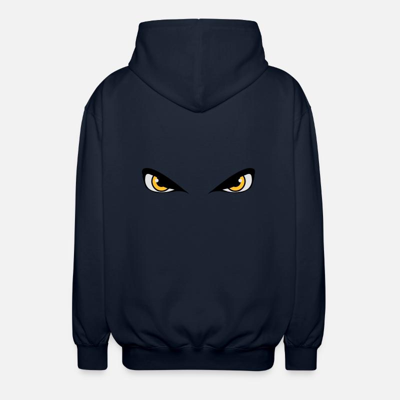 Dangerous evil eyes - Unisex Hooded Jacket - navy