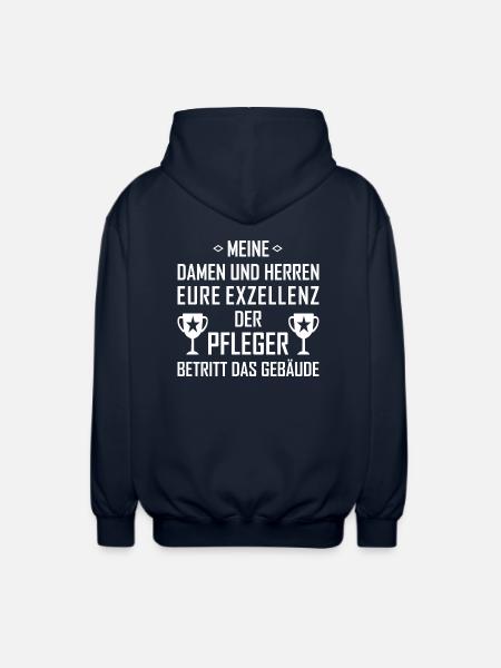 Der Pfleger - Unisex Kapuzenjacke - Navy