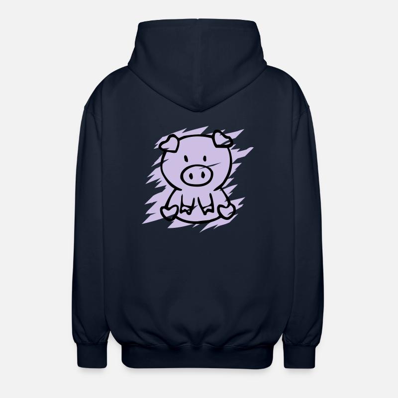 oink - Veste à capuche unisexe - marine
