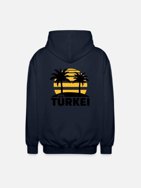 Türkei - Unisex Kapuzenjacke - Navy