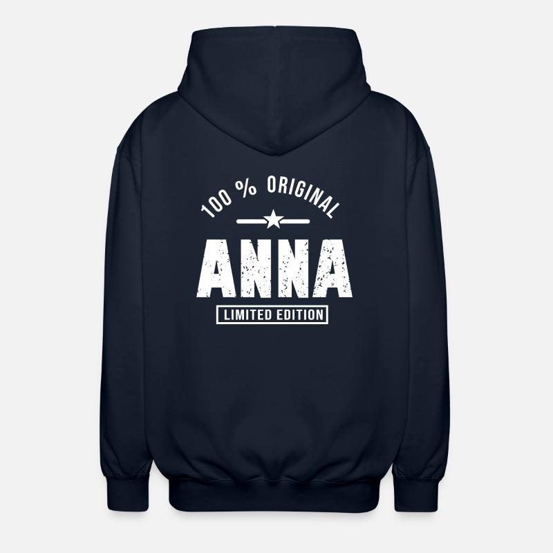 Anna Anna - Unisex Kapuzenjacke - Navy