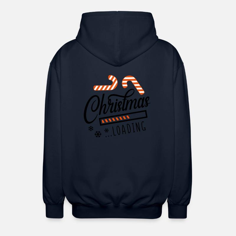 christmas loading - Unisex Kapuzenjacke - Navy