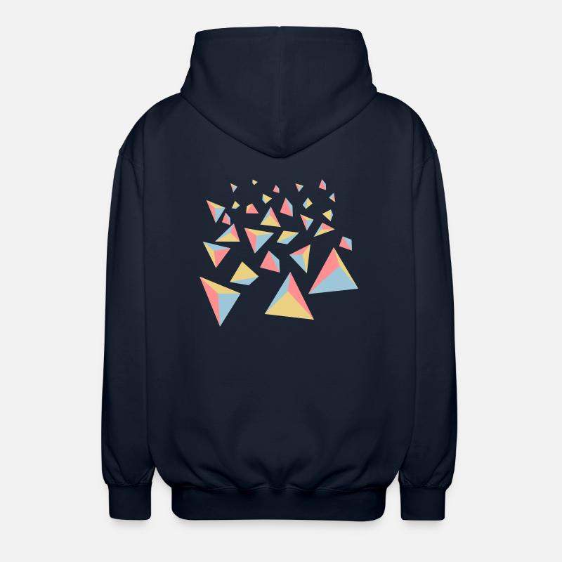 pyramids - Unisex Kapuzenjacke - Navy