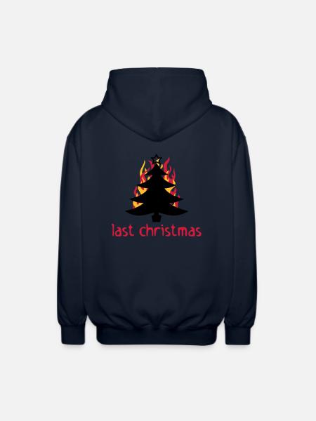 last christmas - Unisex Hooded Jacket - navy