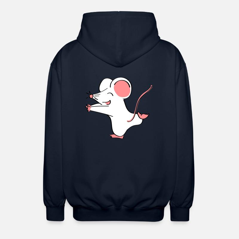 Mäusepaar Teil 1 - Unisex Kapuzenjacke - Navy