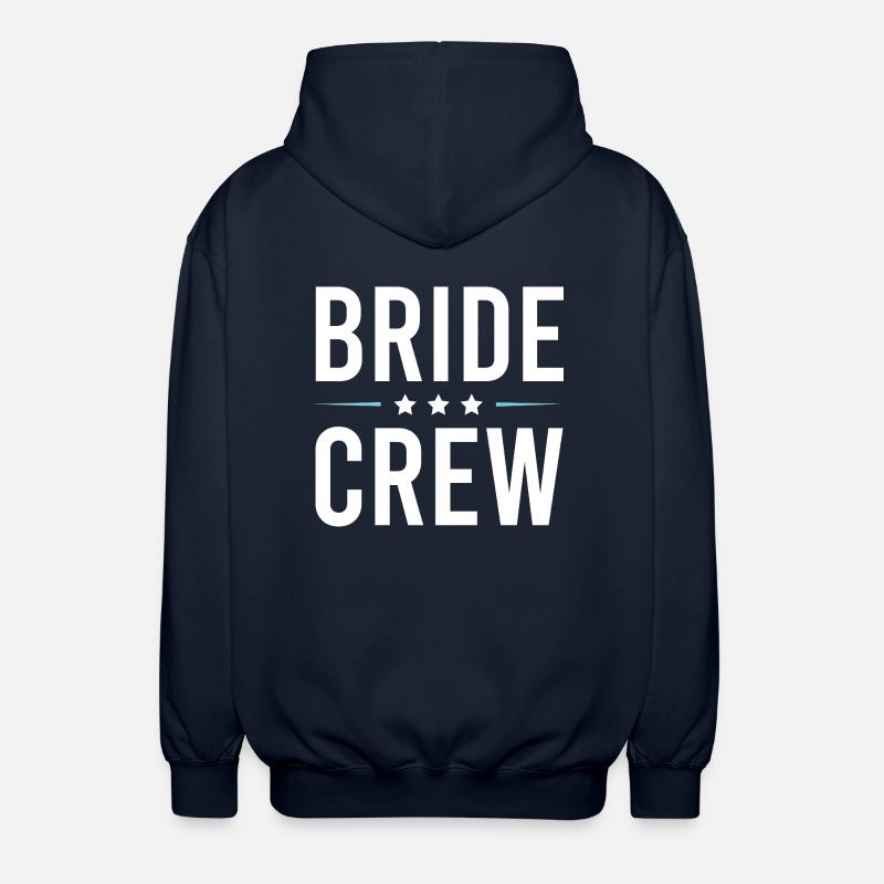Équipage de la mariée - Veste à capuche unisexe - marine