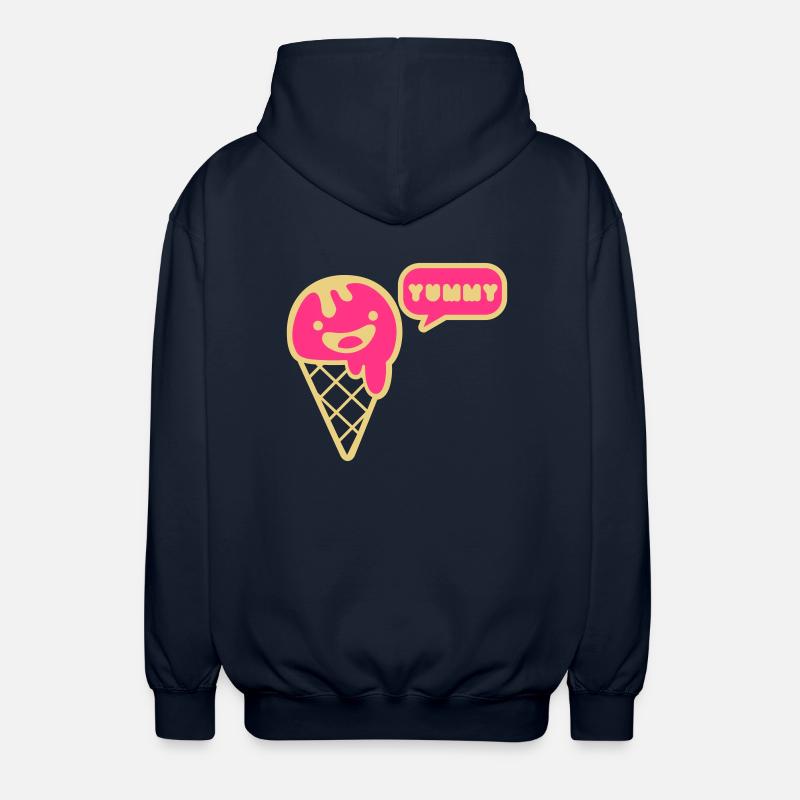 ice - eis - sommer - Unisex Kapuzenjacke - Navy