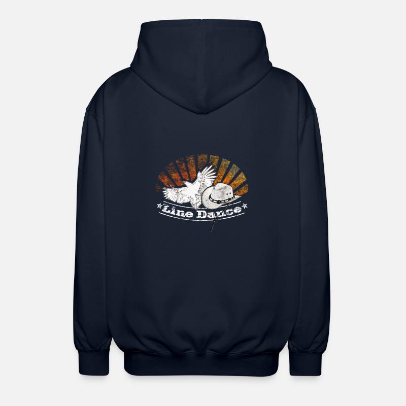 Danse de ligne - Veste à capuche unisexe - marine