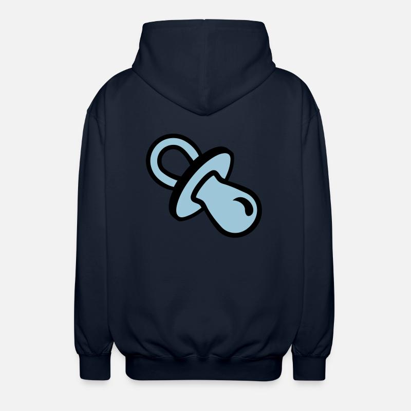 Pacifier - Unisex Hooded Jacket - navy