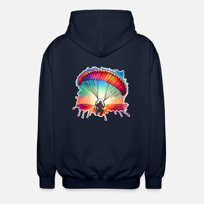 Motorschirm Paramotor - Unisex Kapuzenjacke - Navy