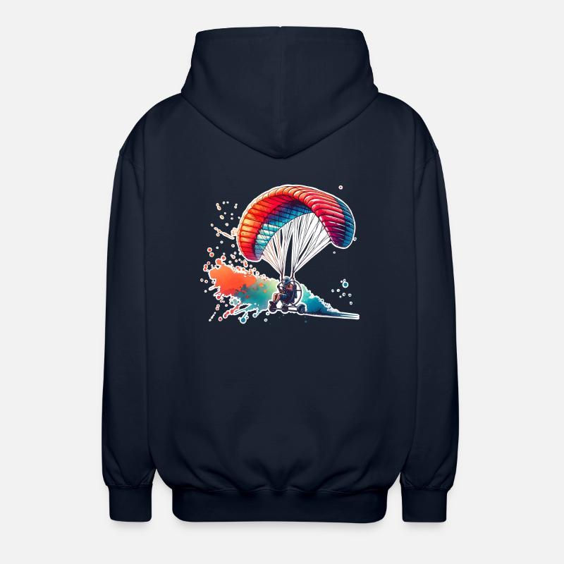 Motorschirm Paramotor - Unisex Kapuzenjacke - Navy
