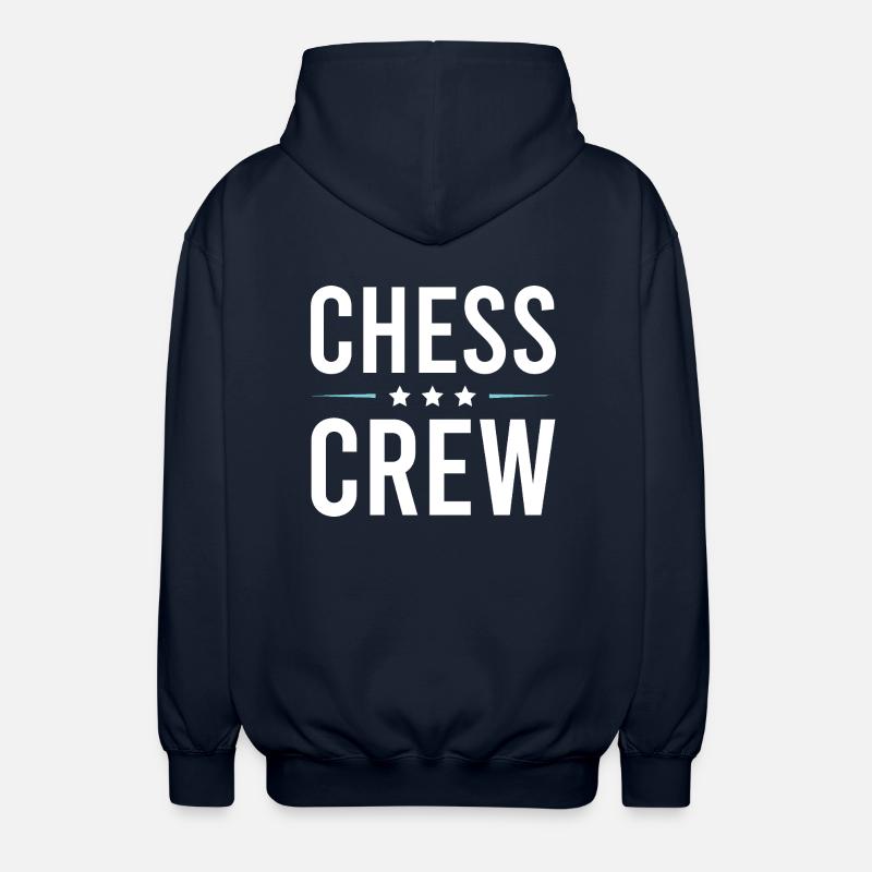 Chess Crew - Unisex Kapuzenjacke - Navy
