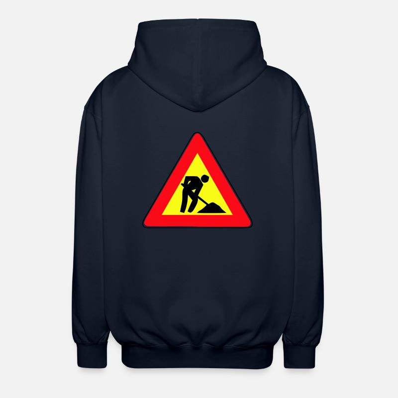 men at work - Unisex Kapuzenjacke - Navy