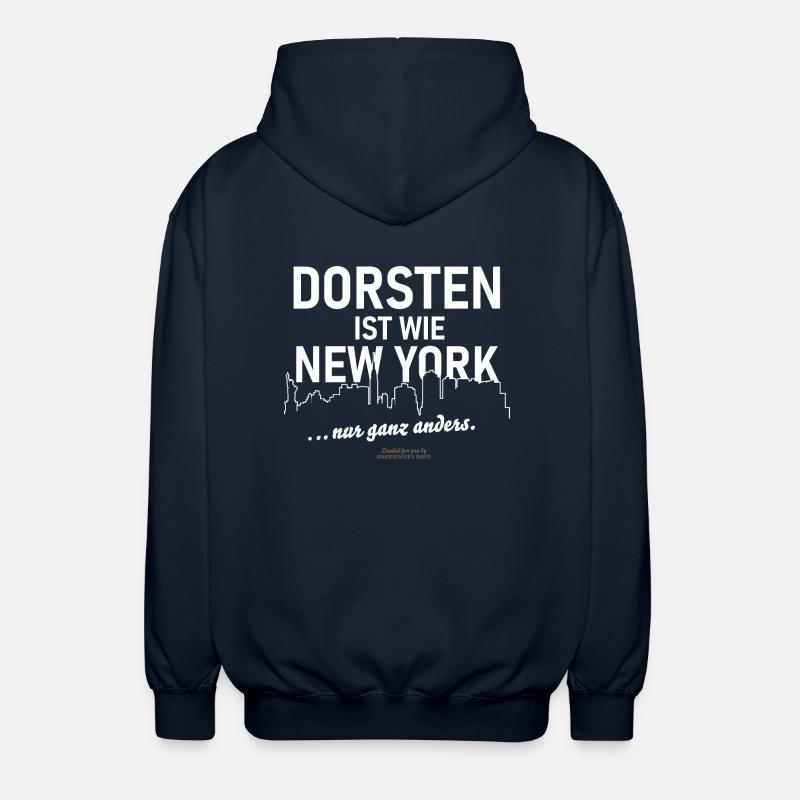 Dorsten - Unisex Kapuzenjacke - Navy