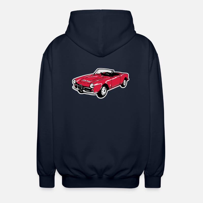 Oldtimer Cabrio (3 Col.) - Unisex Hooded Jacket - navy