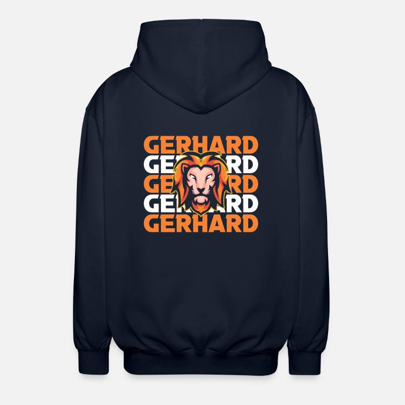 Löwe Gerhard - Unisex Kapuzenjacke - Navy