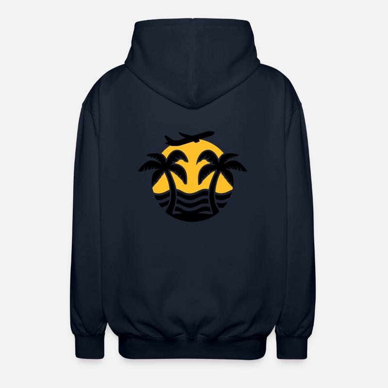 Vacation - Unisex Hooded Jacket - navy