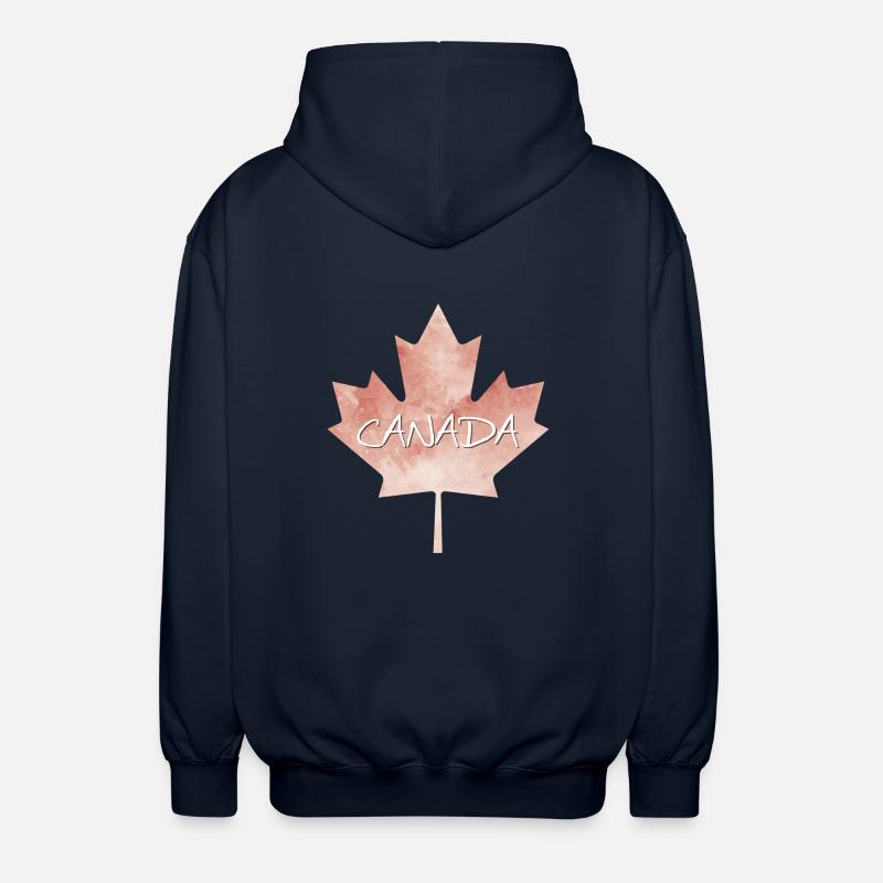 Maple Leaf Canada - Canada - Unisex Hooded Jacket - navy