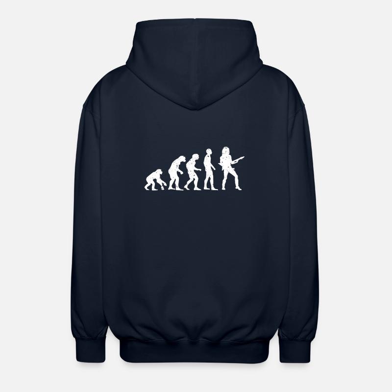 EVOLUTION GUITARISTE! - Veste à capuche unisexe - marine