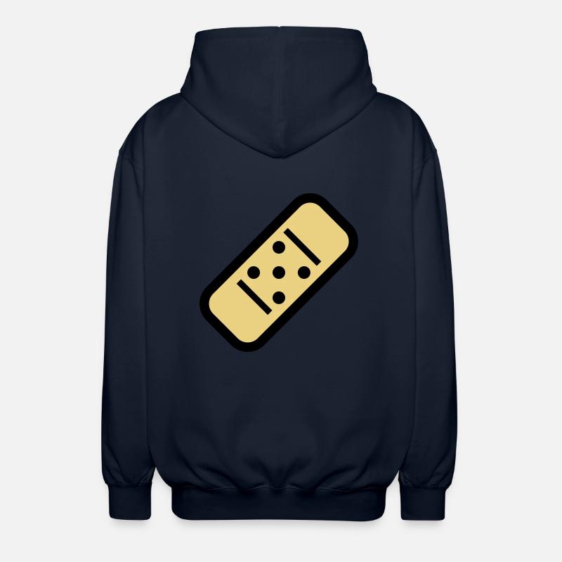Plâtre de bande dessinée - Veste à capuche unisexe - marine