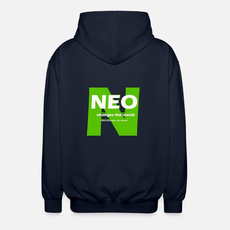 Neo changes the world - Unisex Kapuzenjacke - Navy