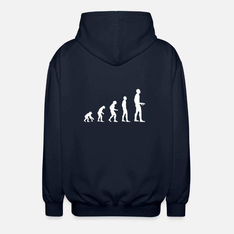 Evolution - Unisex Hooded Jacket - navy
