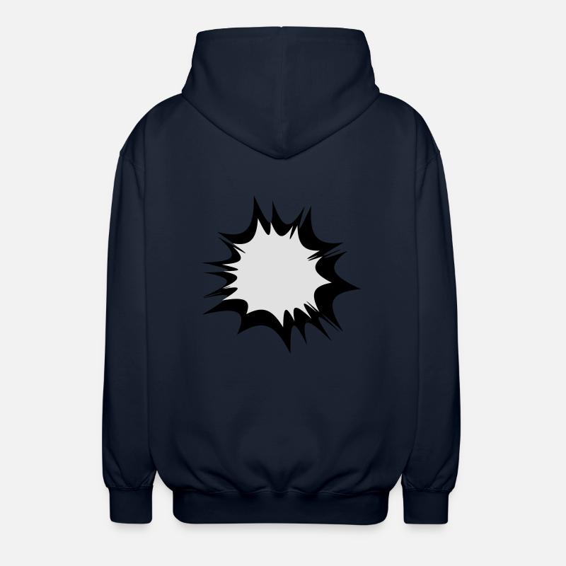 Speech comic bulle explosion - Veste à capuche unisexe - marine