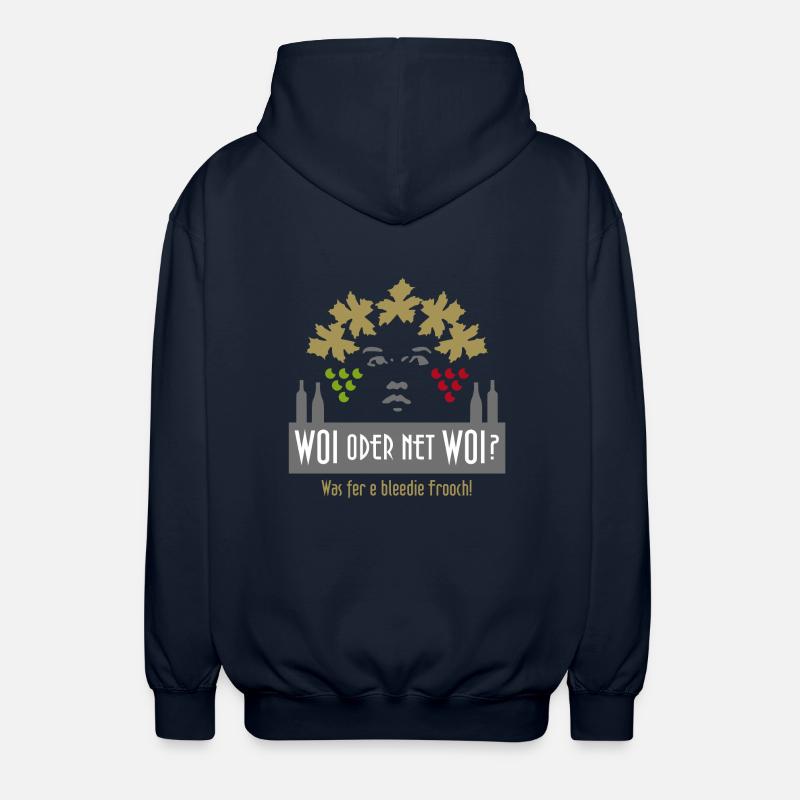 Woi oder net woi - Unisex Kapuzenjacke - Navy