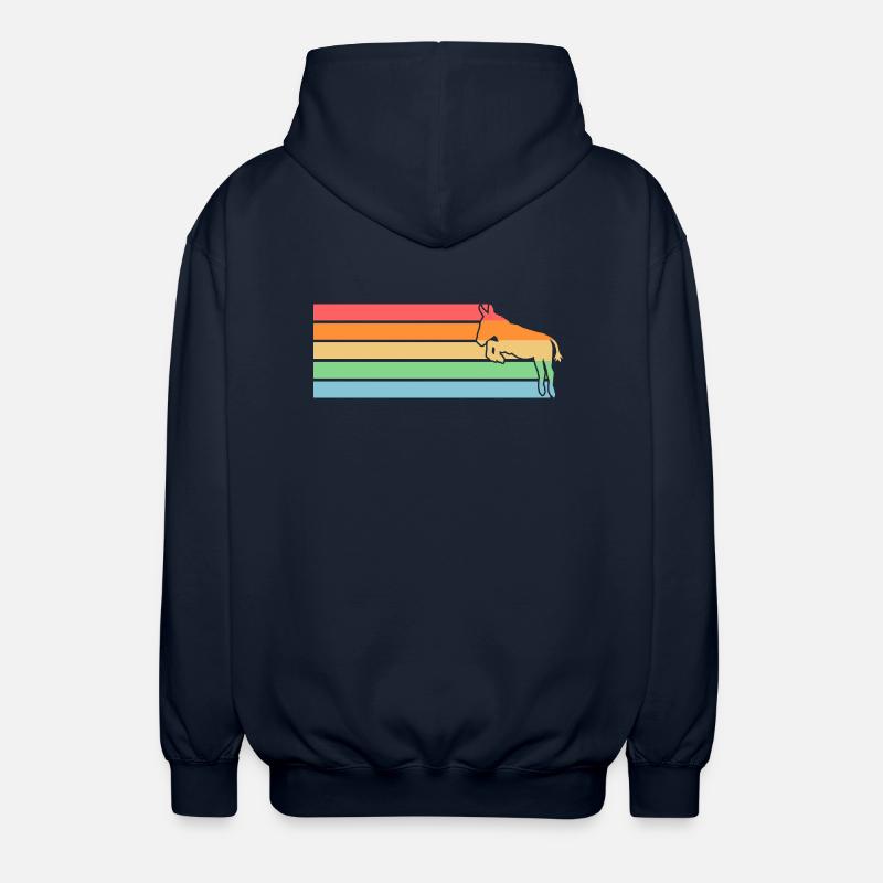 Âne - Veste à capuche unisexe - marine