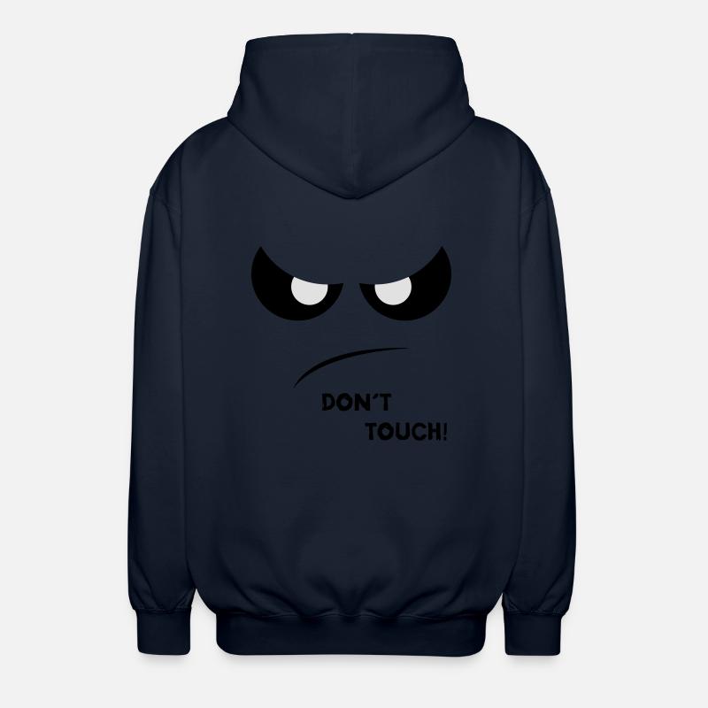 Dont Touch Two - Unisex Kapuzenjacke - Navy